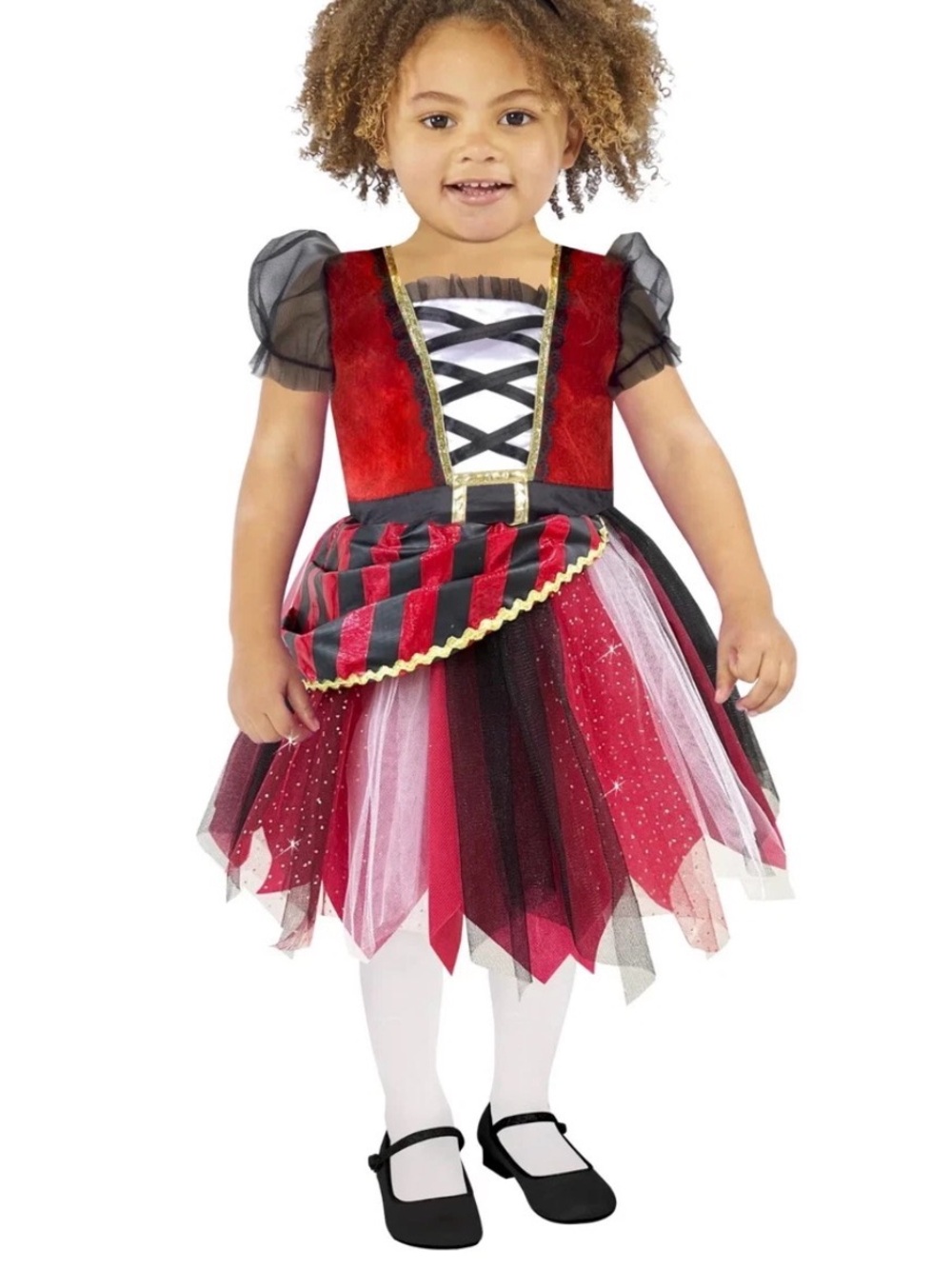 Celebrate It Red, Black & Gold Pirate Princess Costume Dress